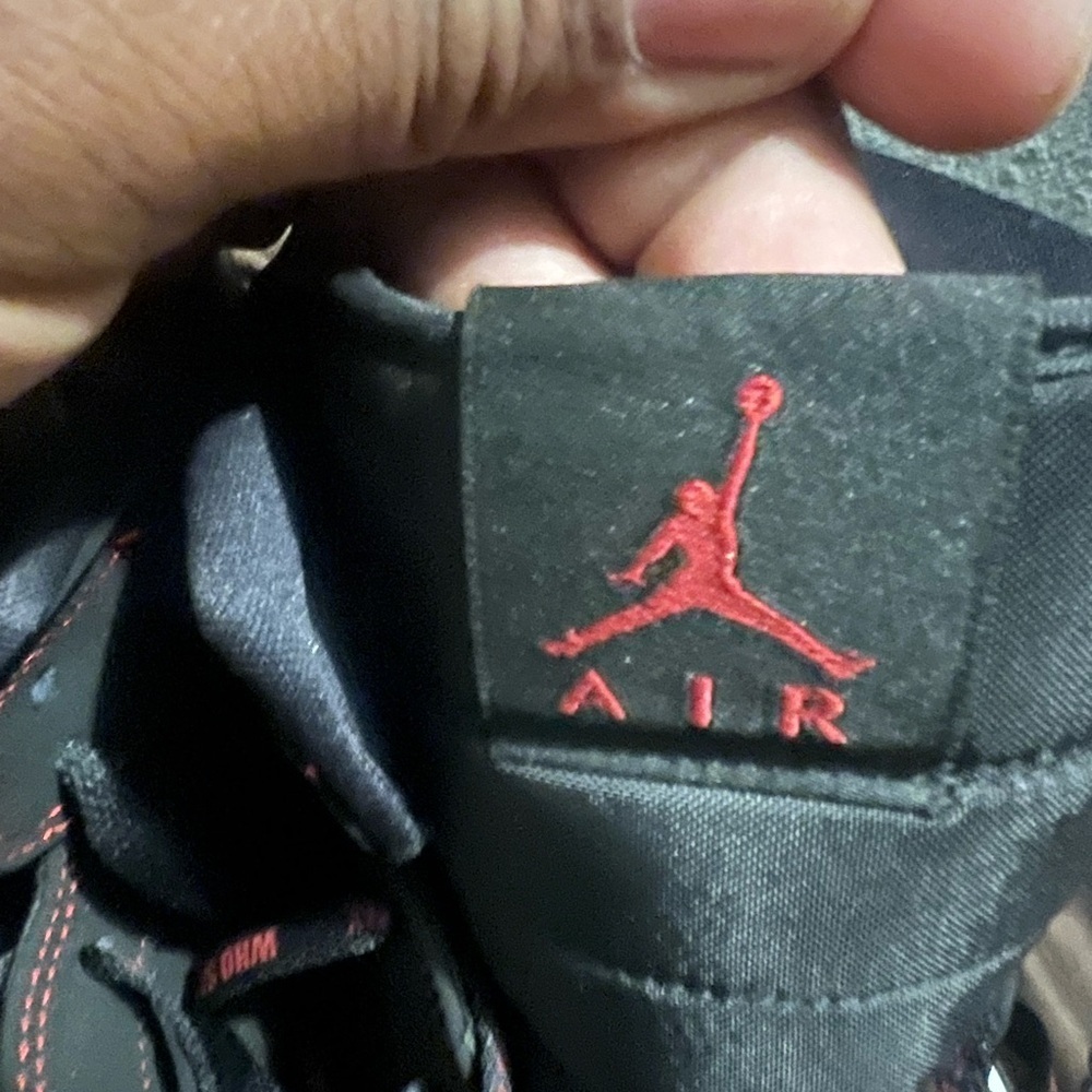 Jordan Black and Red Athletic High-Top Sneakers Jordan 1 Come Fly With Me - Picture 6 of 12